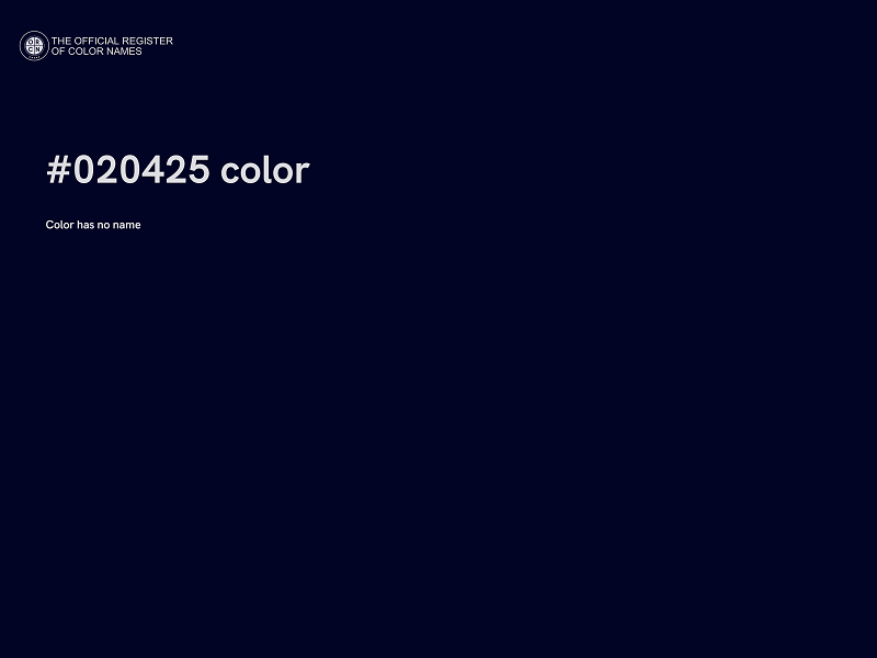 #020425 color image