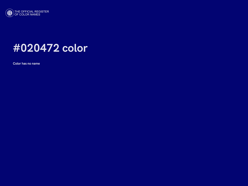 #020472 color image