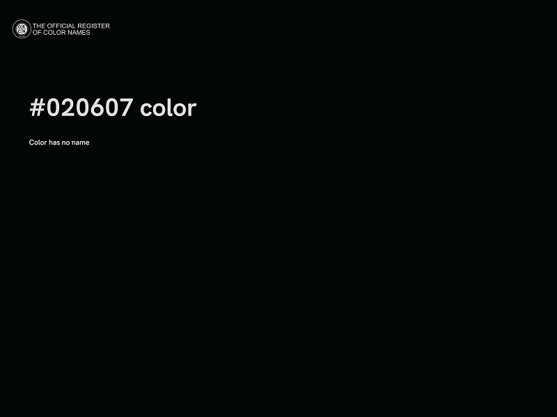 #020607 color image