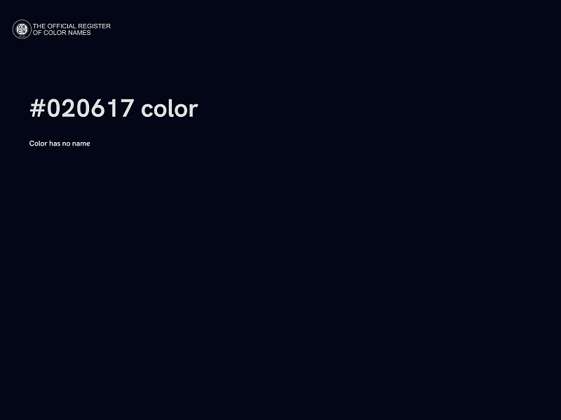 #020617 color image