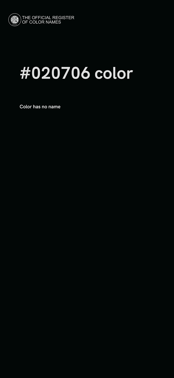 #020706 color image