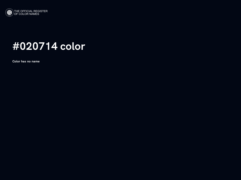 #020714 color image