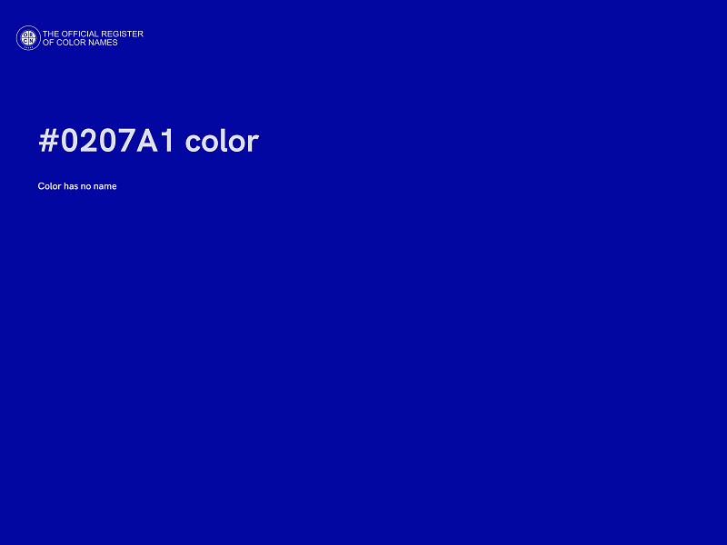 #0207A1 color image