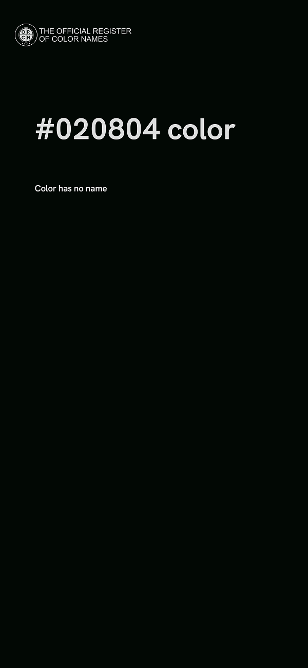#020804 color image
