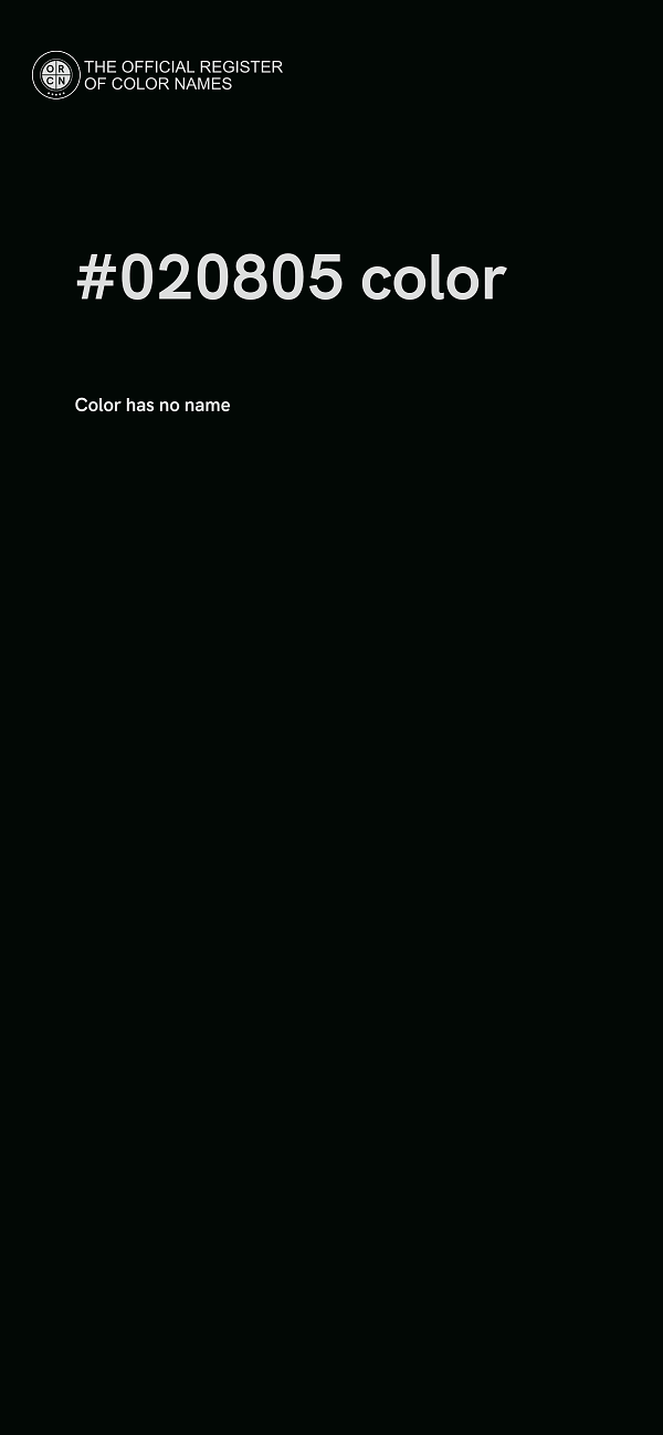 #020805 color image