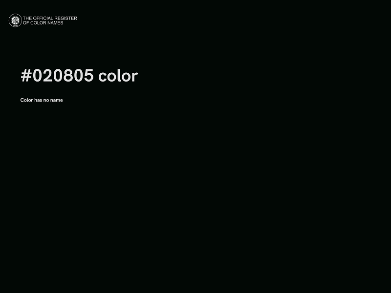 #020805 color image