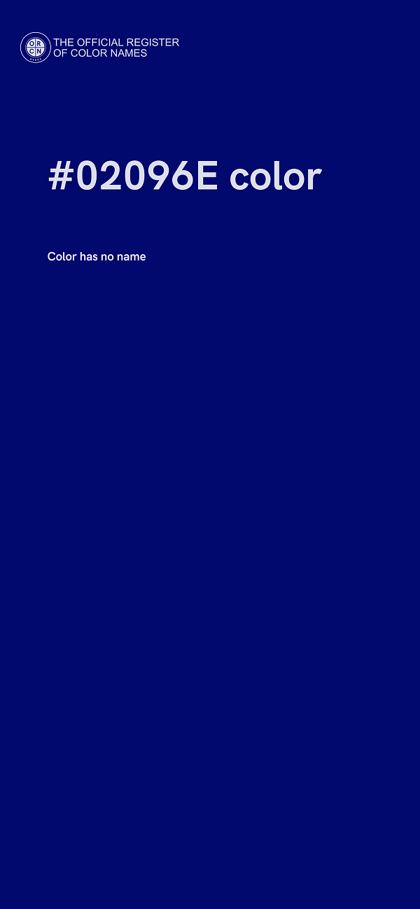 #02096E color image