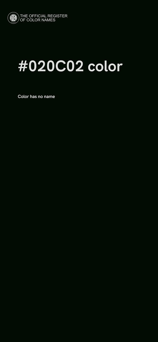 #020C02 color image