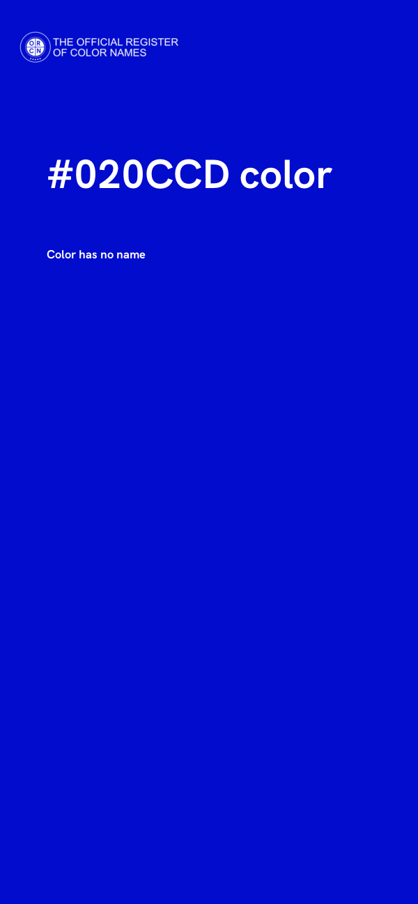 #020CCD color image