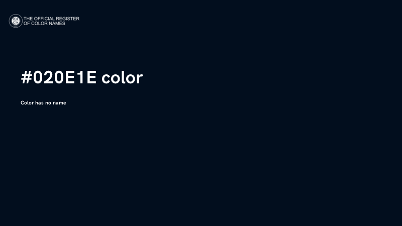 #020E1E color image