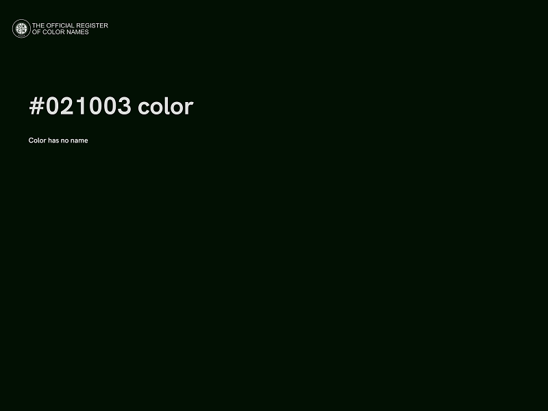 #021003 color image