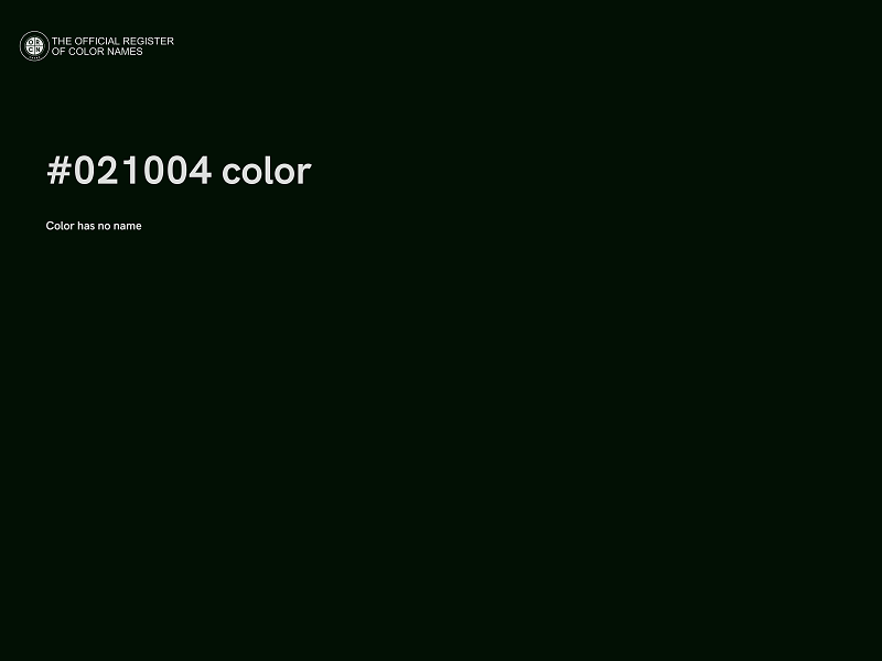 #021004 color image