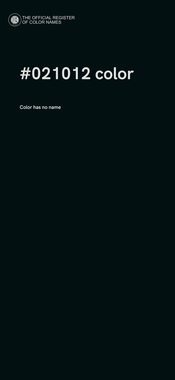 #021012 color image