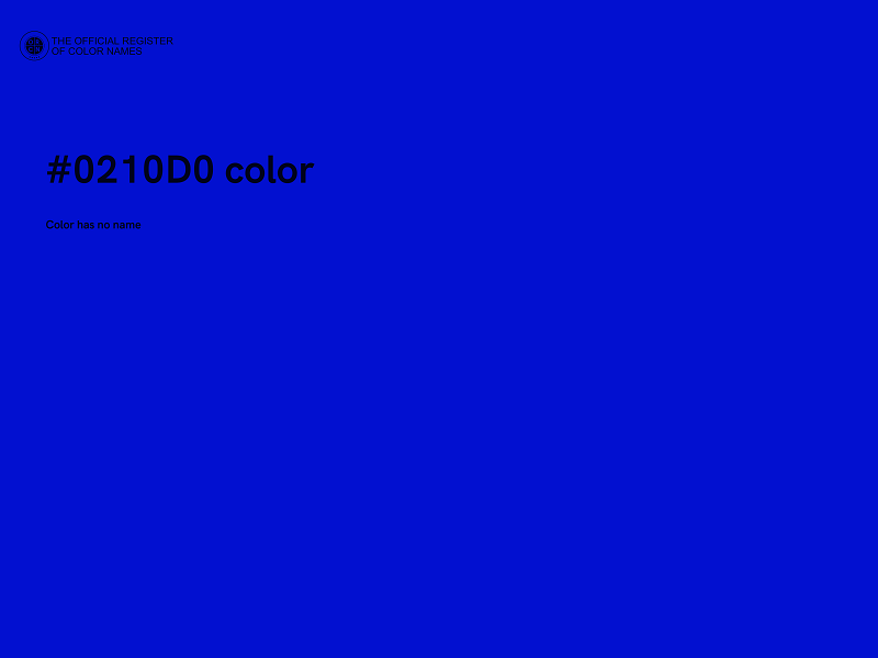 #0210D0 color image