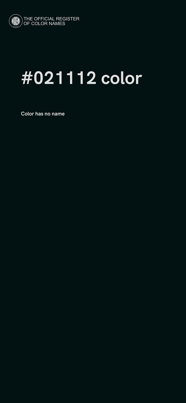 #021112 color image