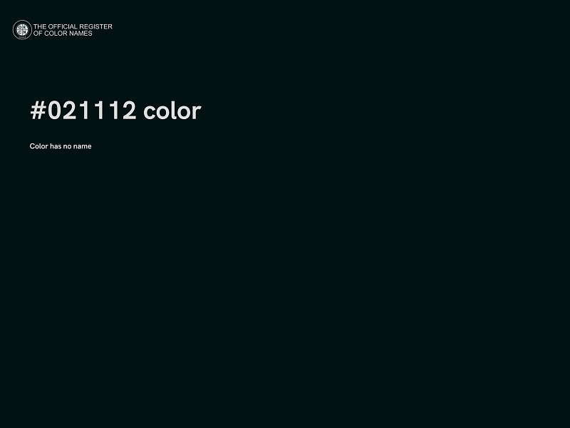 #021112 color image