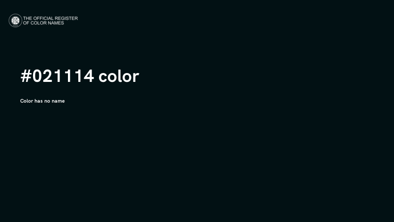 #021114 color image