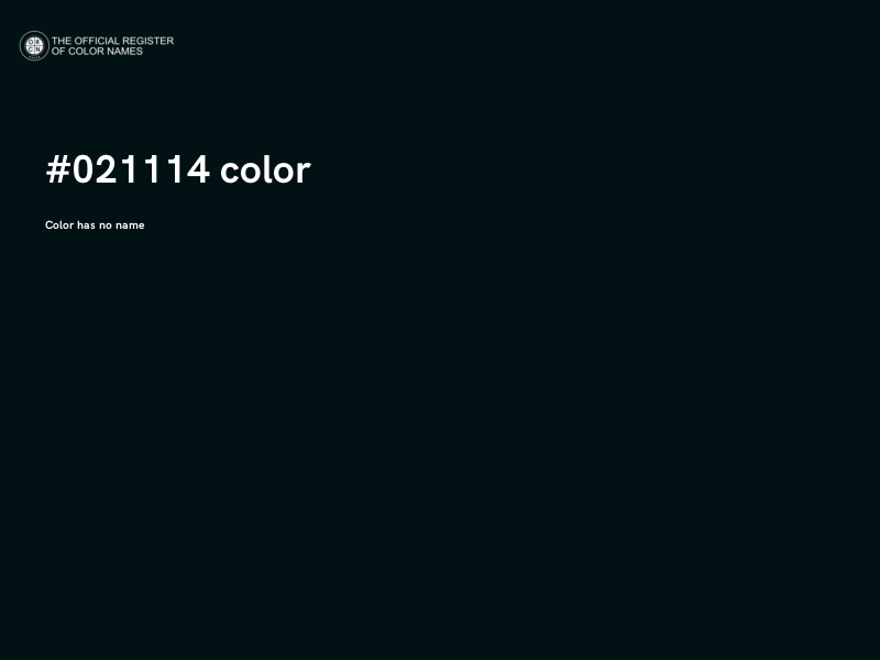 #021114 color image