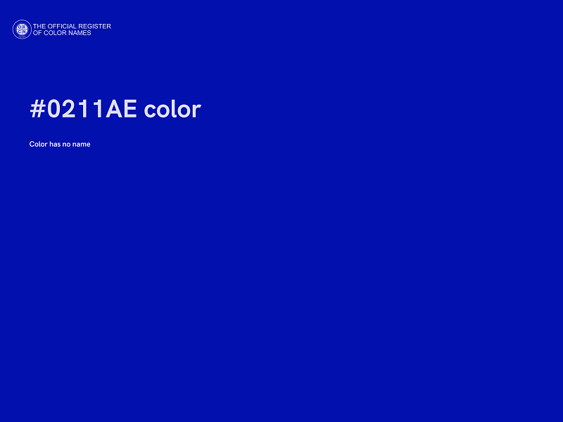 #0211AE color image