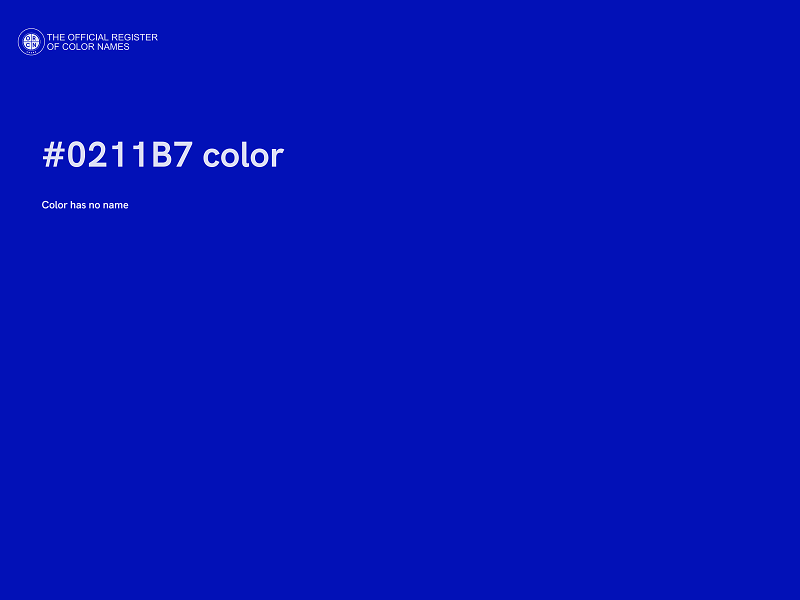 #0211B7 color image