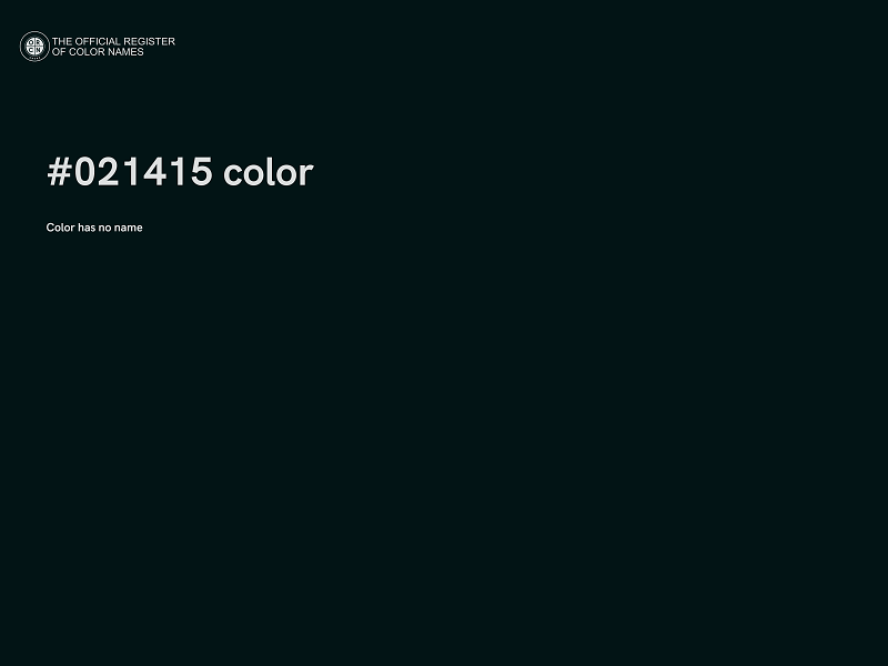 #021415 color image