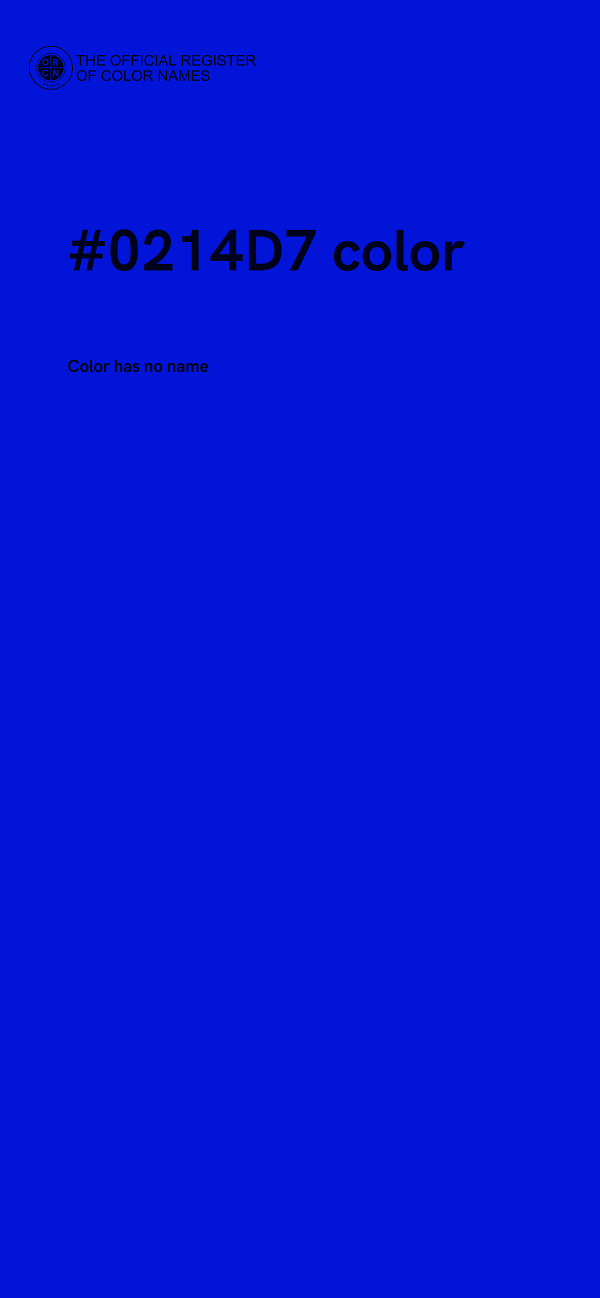 #0214D7 color image