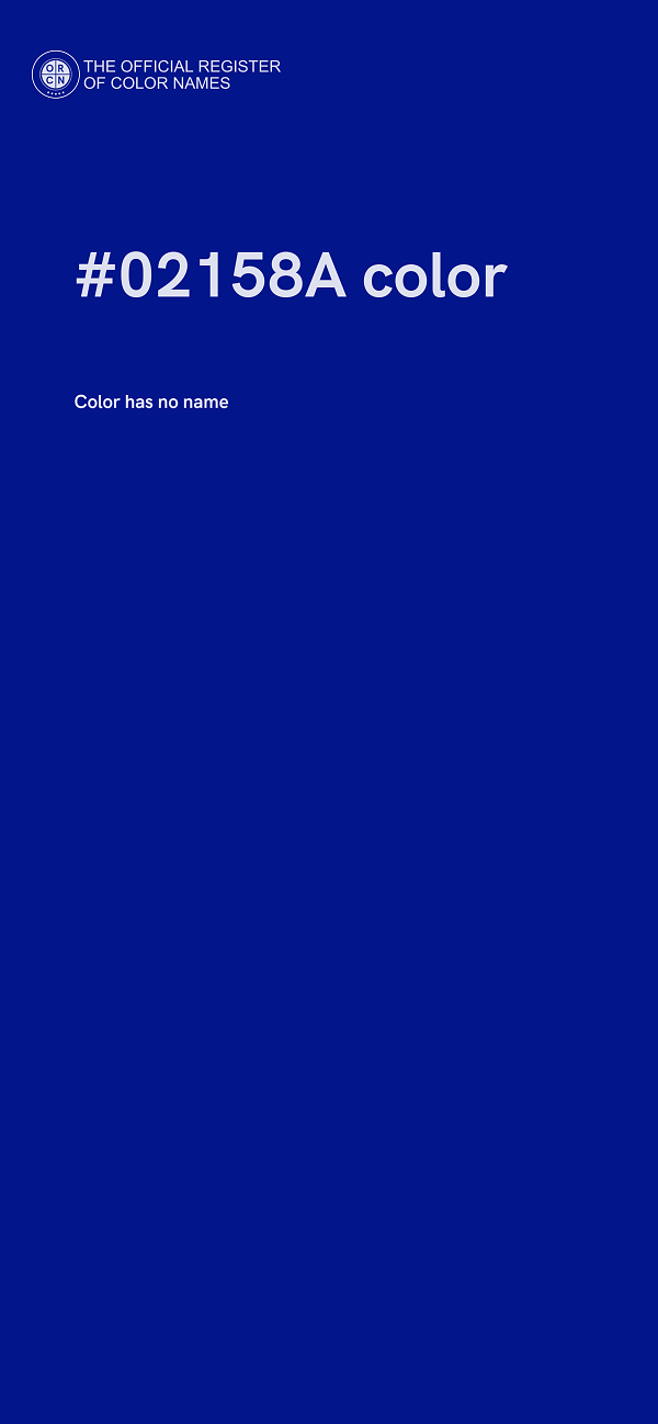 #02158A color image