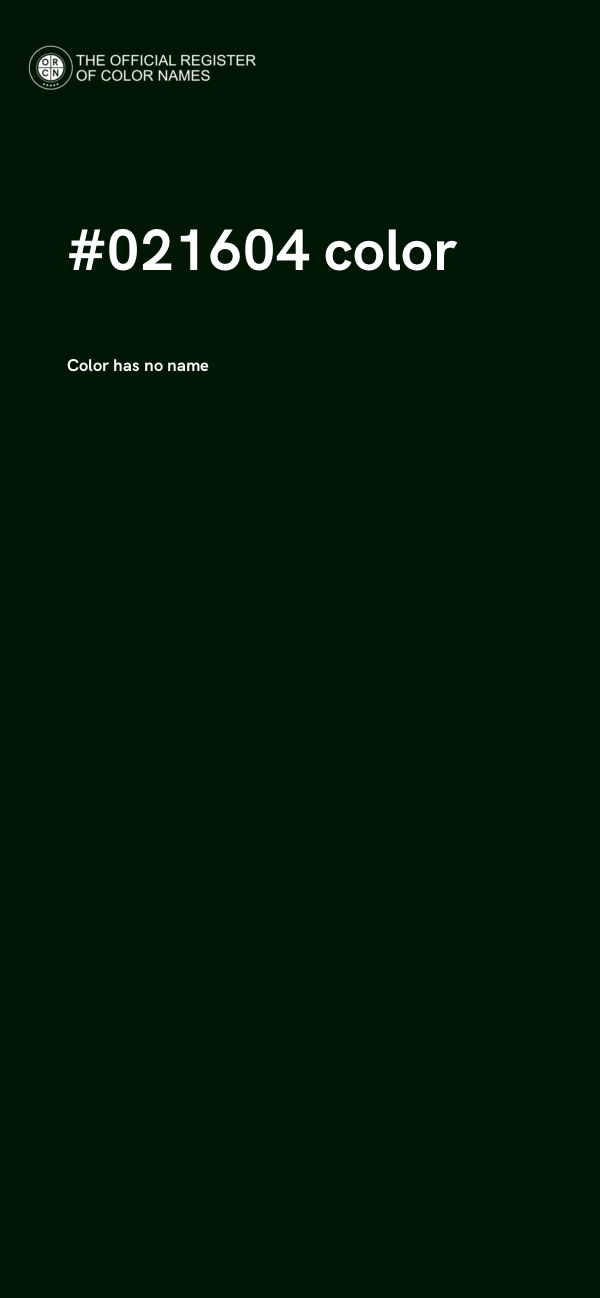 #021604 color image