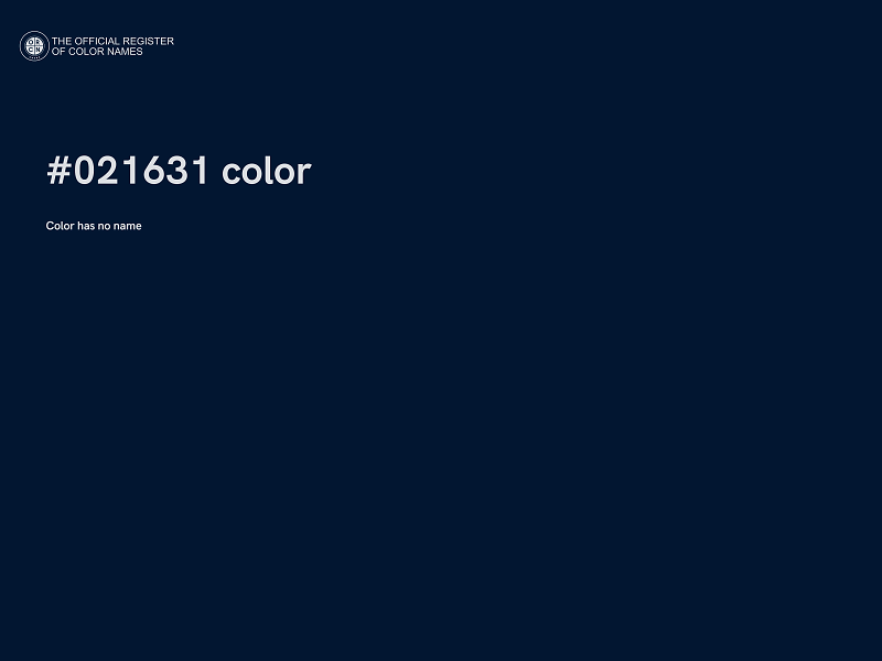 #021631 color image