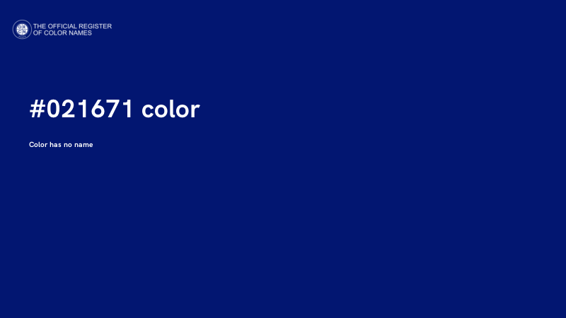 #021671 color image