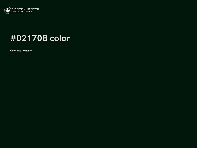 #02170B color image
