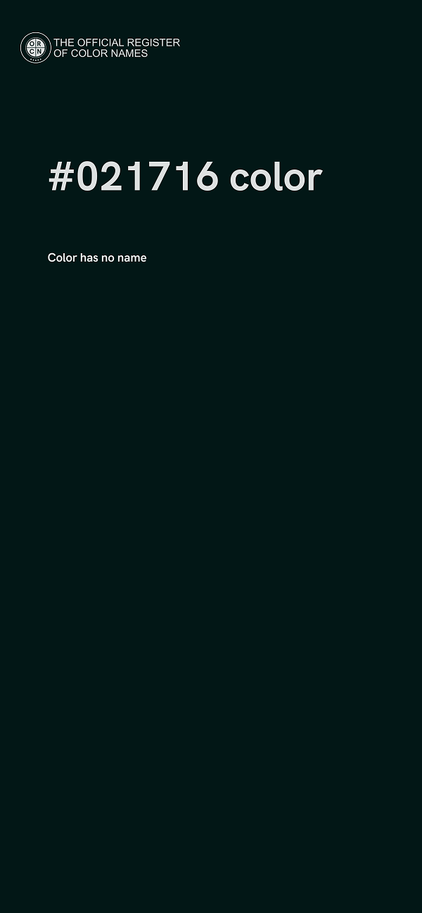 #021716 color image
