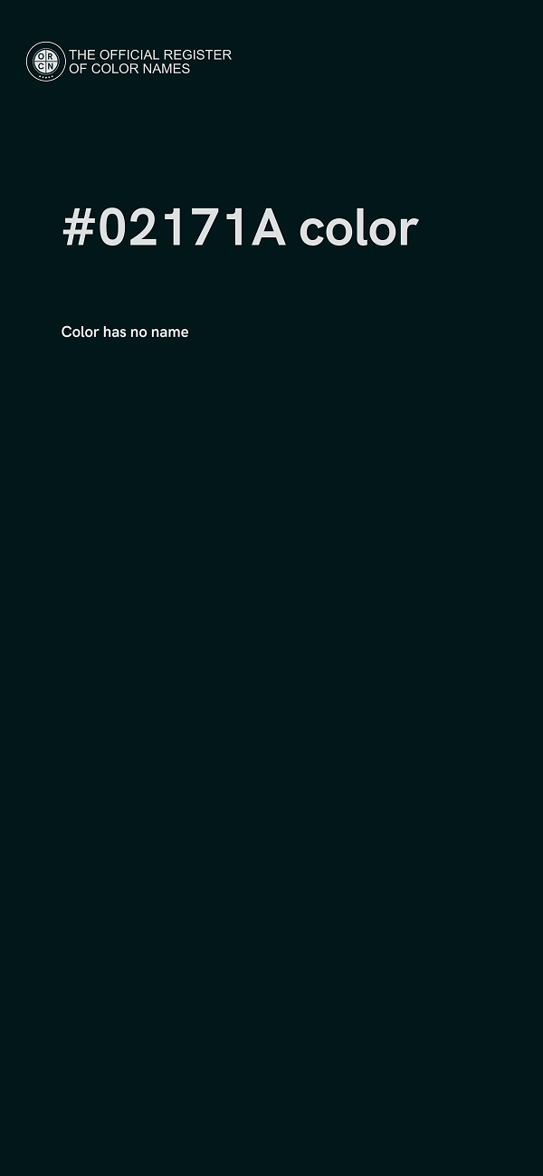 #02171A color image
