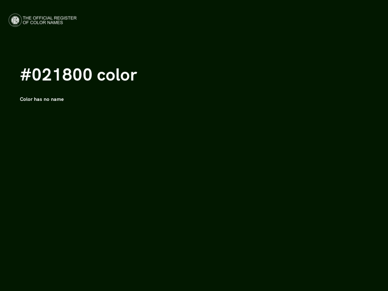 #021800 color image