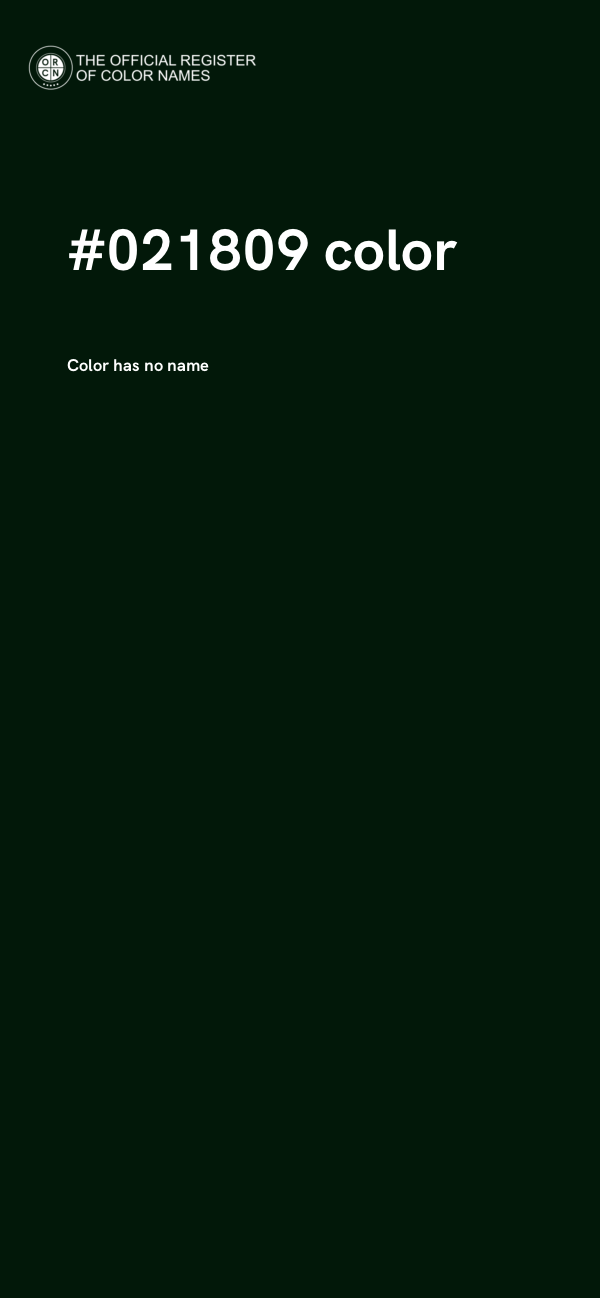 #021809 color image