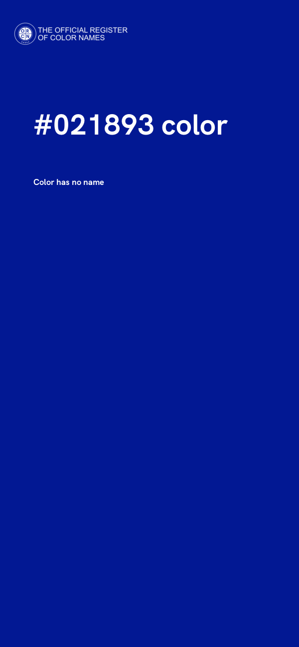 #021893 color image