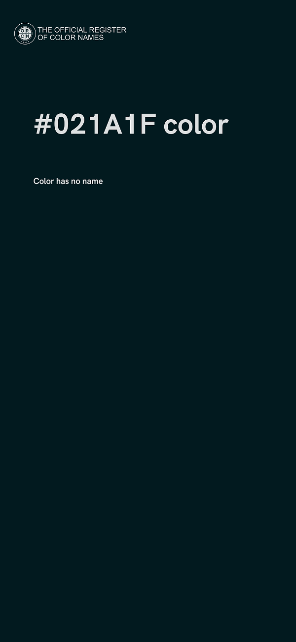 #021A1F color image
