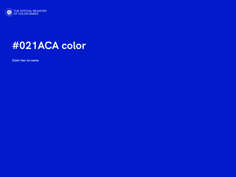 #021ACA color image