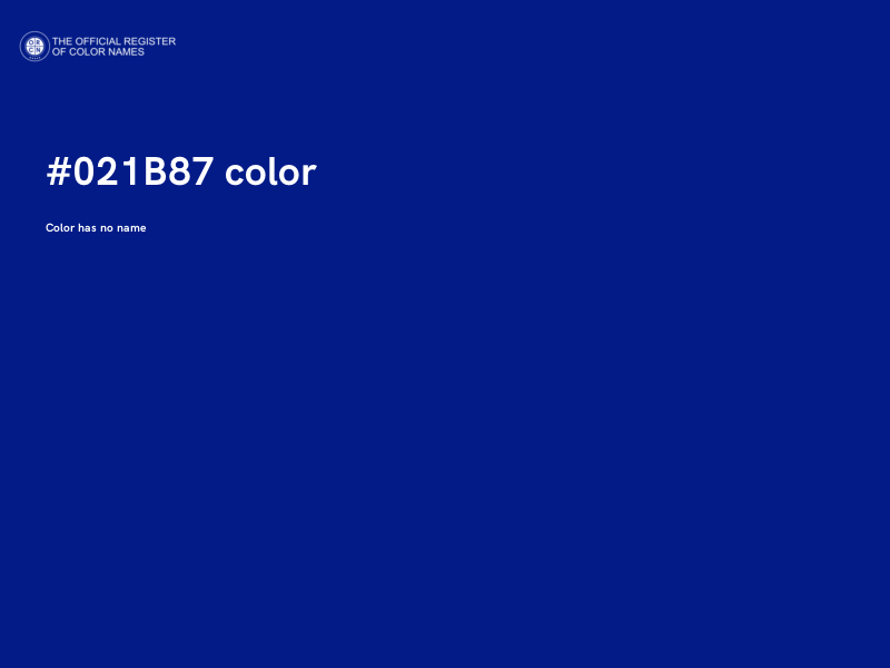 #021B87 color image