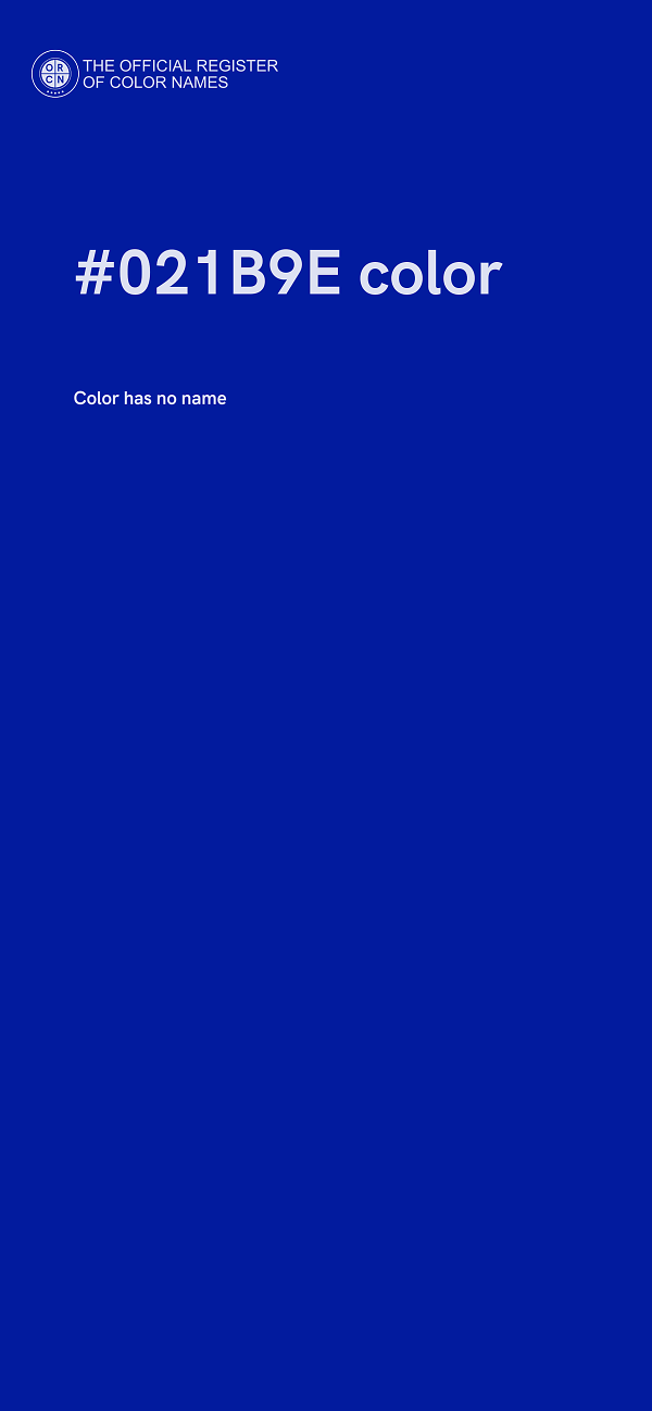 #021B9E color image