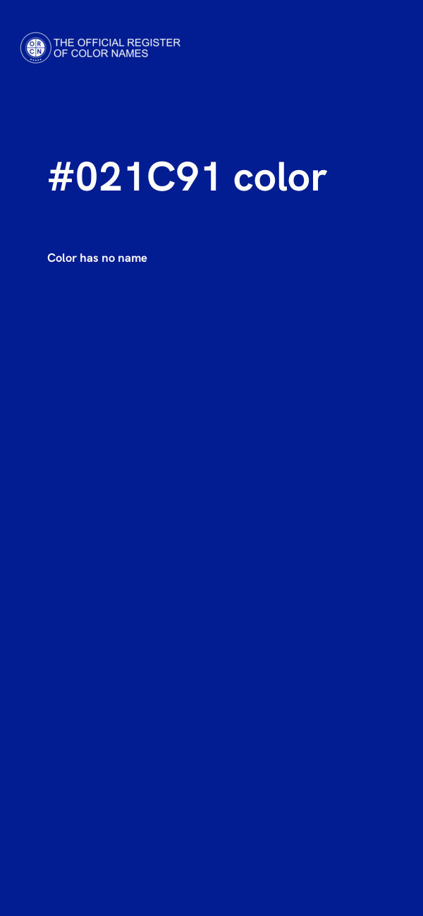 #021C91 color image