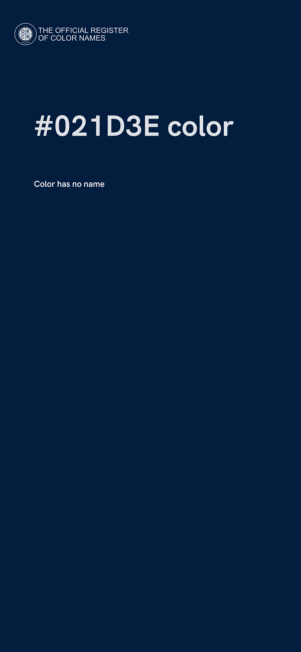 #021D3E color image