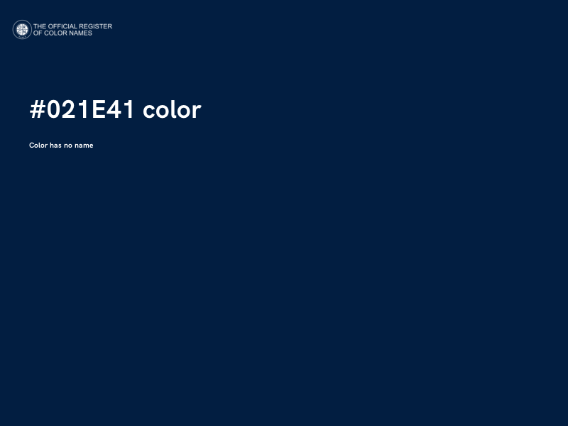 #021E41 color image