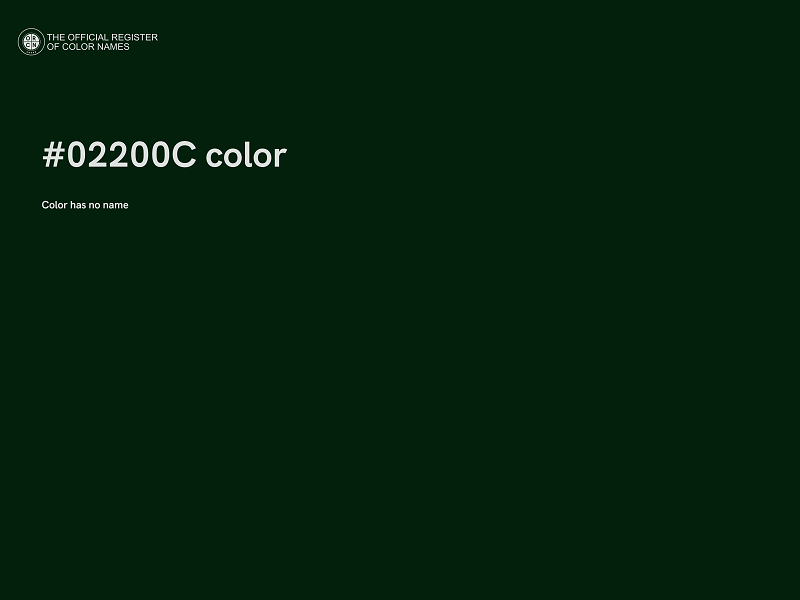 #02200C color image