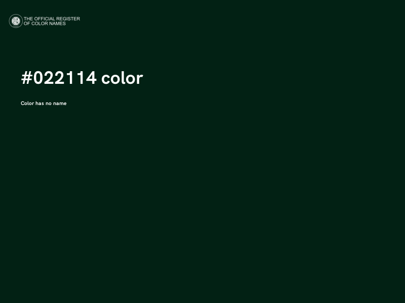 #022114 color image