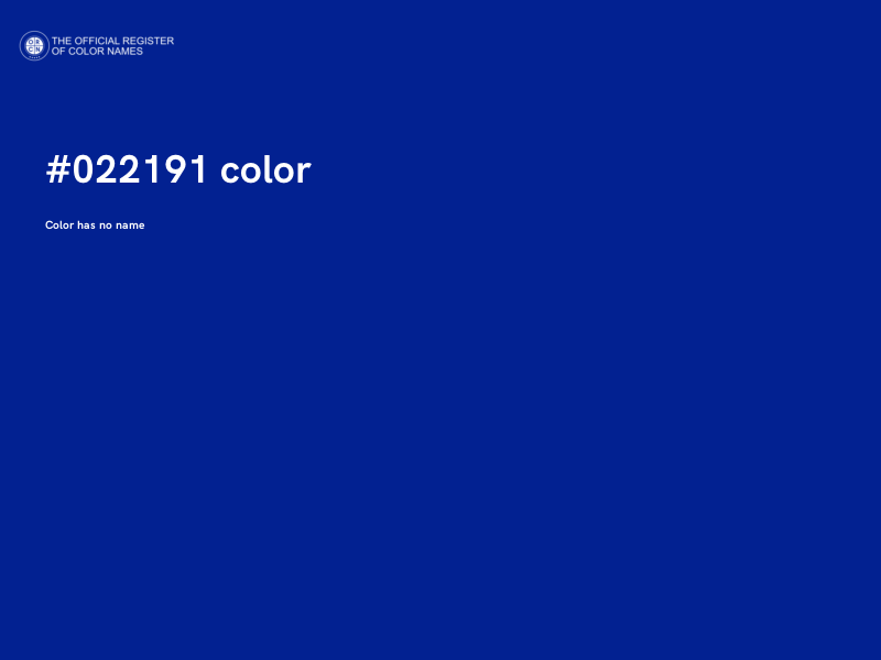 #022191 color image