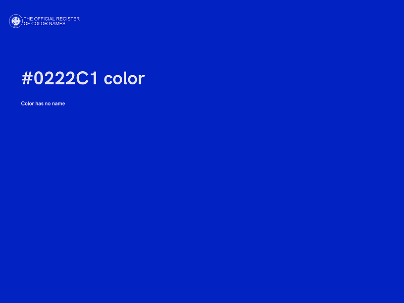 #0222C1 color image