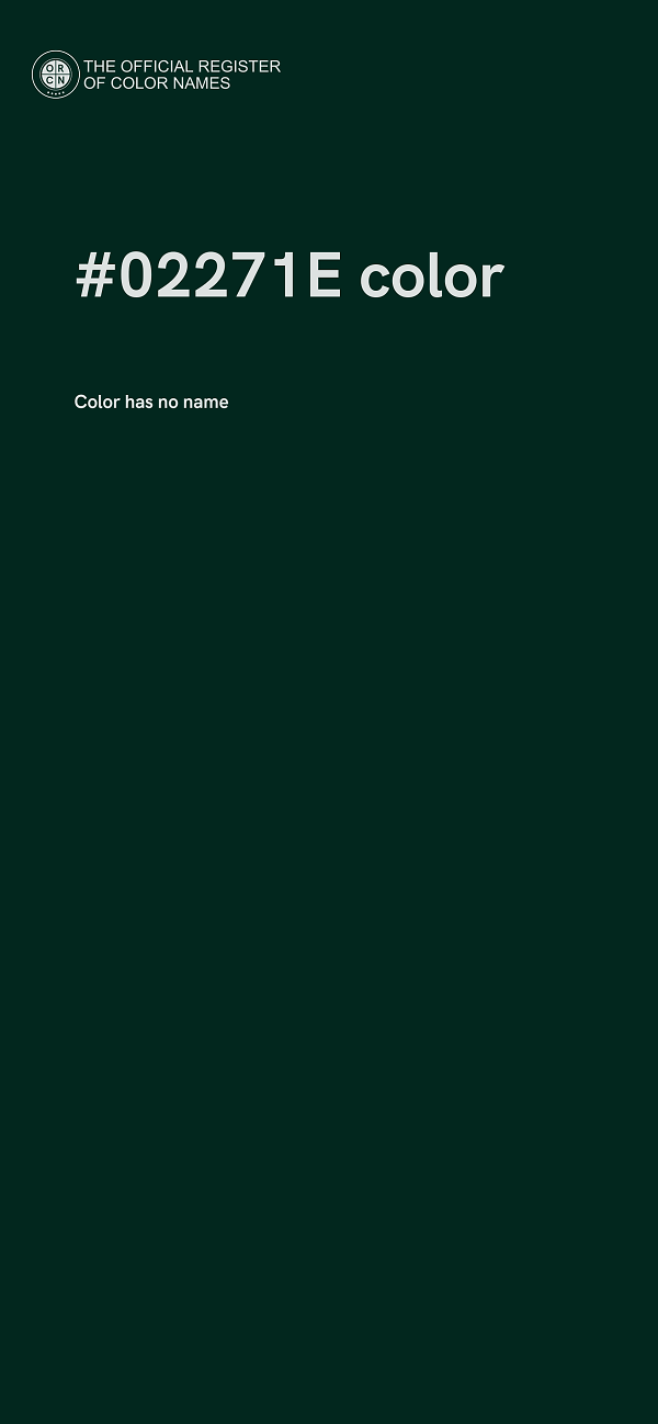 #02271E color image