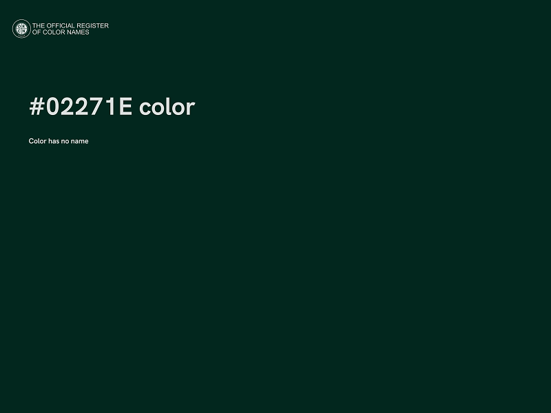 #02271E color image