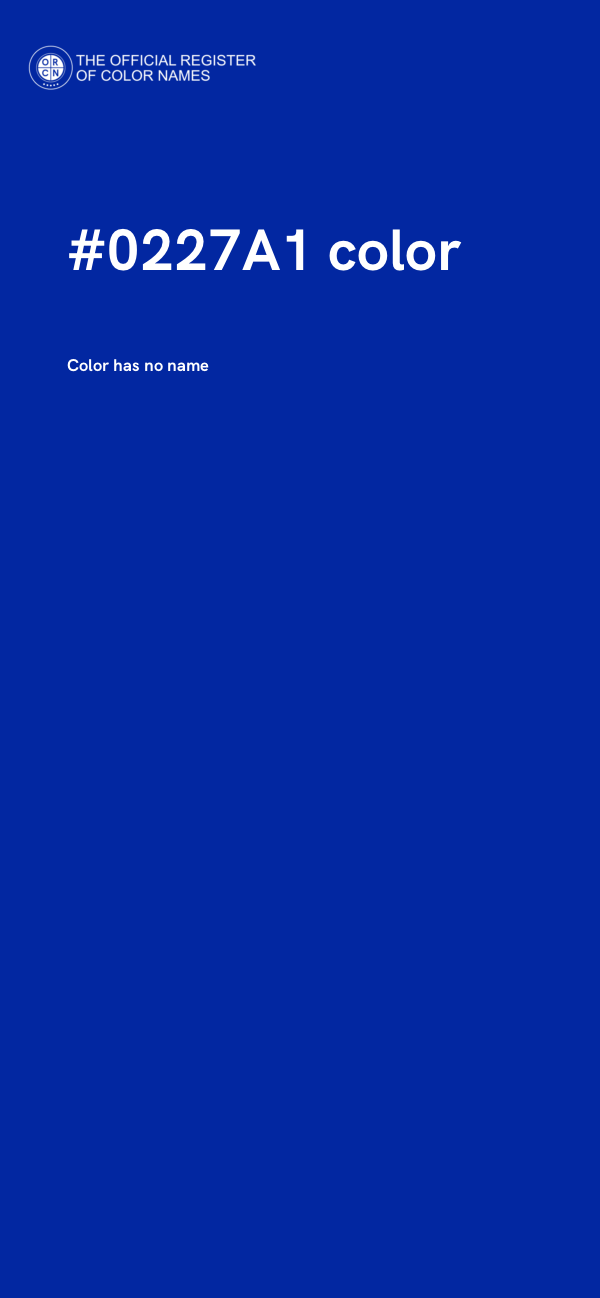 #0227A1 color image